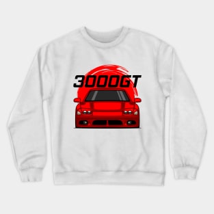 Front Red 3000GT 1997 1998 JDM Crewneck Sweatshirt